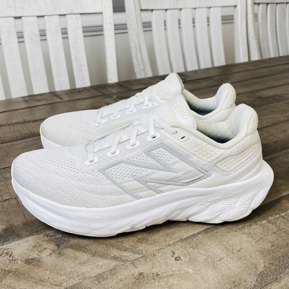 New Balance Men's White Running Shoes
